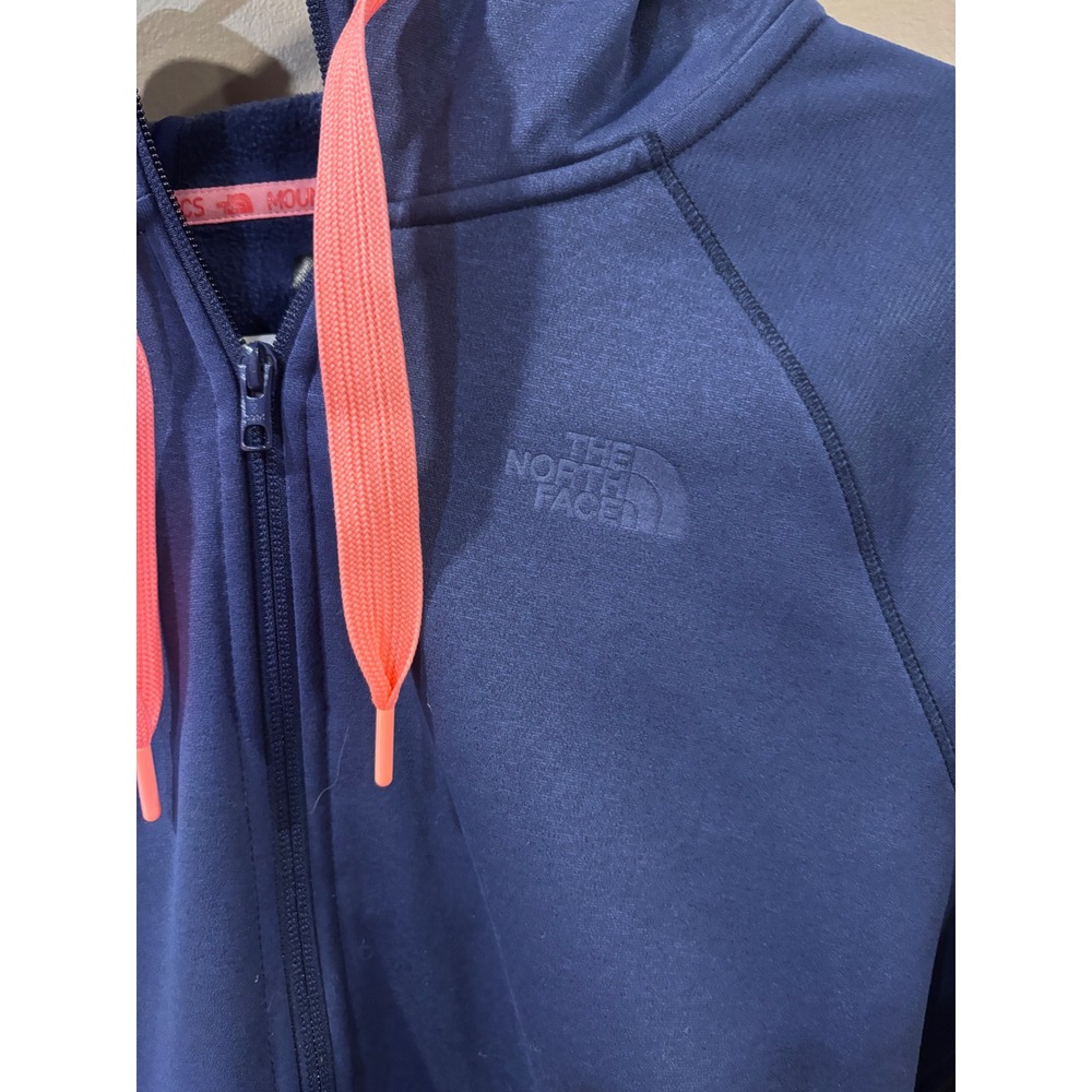 The North Face Mountain Athletics Womens Navy Blue Full Zip Hoodie Size Medium - Picture 2 of 5